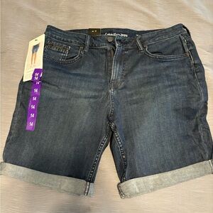 Dark wash denim Calvin Klein Jeans shorts
